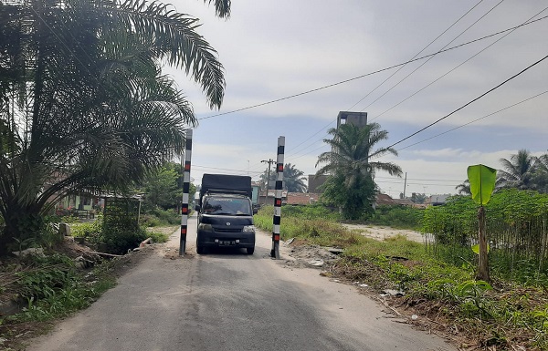 Antispasi Kerusakan, Dishub Simalungun Portal Jalan Kelas IIIC