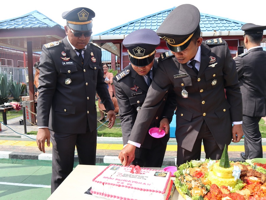 Rutan Tarutung Gelar Upacara Peringatan Hari Pengayoman Ke-79
