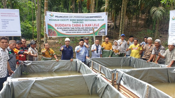 PT SMGP Salurkan Bantuan 17 Ribu Bibit Ikan Lele