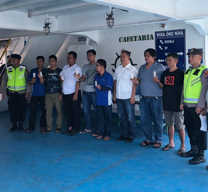 7 Awak Angkutan Laut Di Sibolga Dites Urine Narkoba