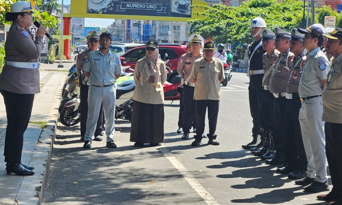 Polres P.Siantar Operasi Gabungan Bersama UPTD Samsat