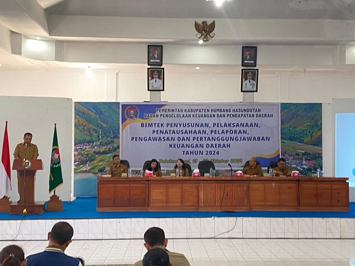Pemkab Humbahas Bimtek Penatausahaan Keuangan