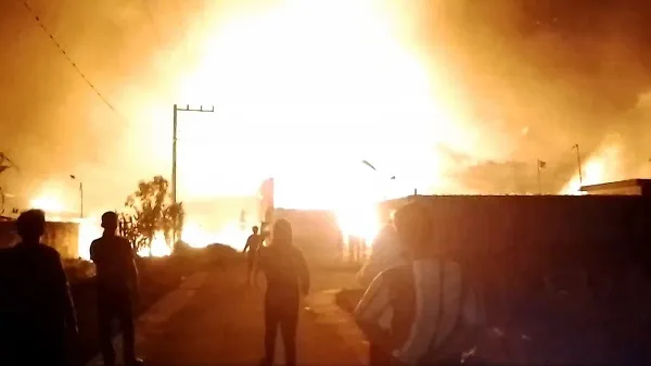 2 Pabrik Pengolahan Karet Terbakar 
