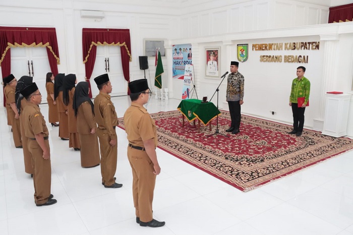 10 Kepala Sekolah SD Di Sergai Kembali Dilantik
