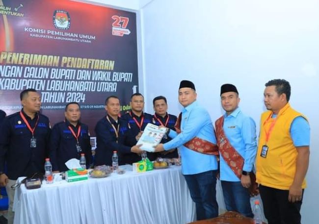KPU Tetapkan Pilkada Labura 2024 Satu Paslon