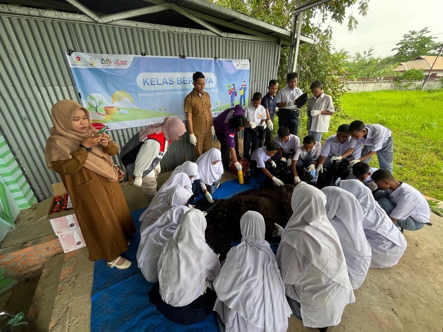 Pertamina EP Rantau Gelar Edukasi Lingkungan Bagi Pelajar Difabel