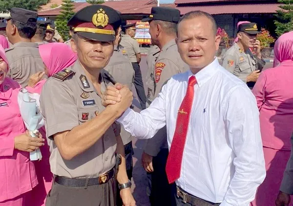 83 Personel Polres Pidie Naik Pangkat