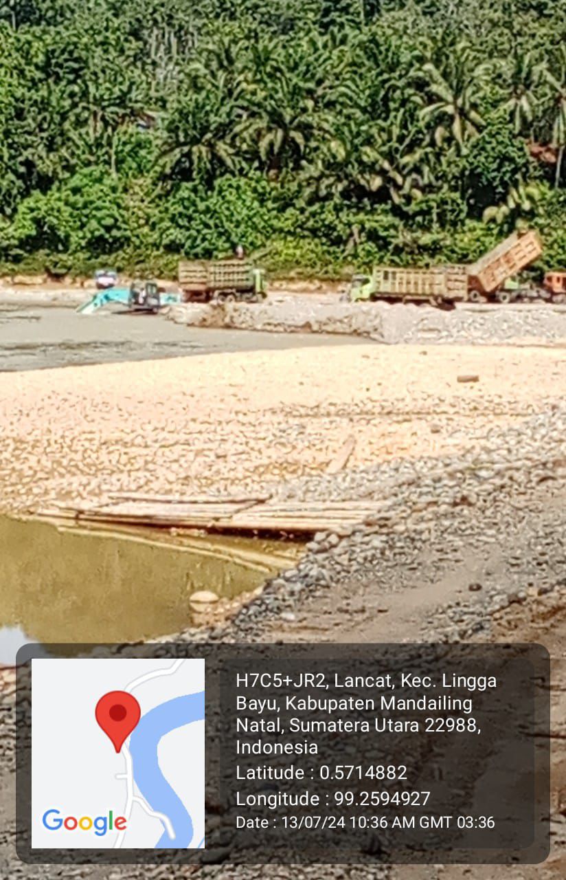 Tambang Galian C Ilegal Desa Lancat Tidak Tersentuh Hukum