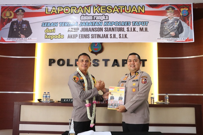 AKBP Ernis Sitinjak Kapolres Taput Yang Baru
