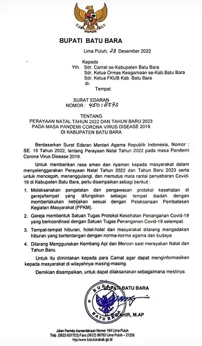 Bupati Batubara Larang Hiburan Yang Langgar Norma Àgama Dan Budaya