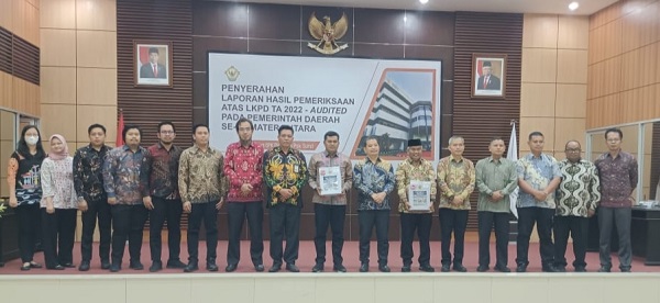 Pemkab Palas Raih Opini WDP Atas LKPD TA 2022
