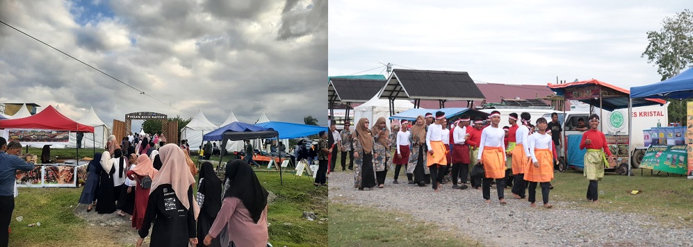 Jelang Pembukaan, Warga Padati Arena Piasan Aceh Rayeuk