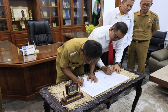 Wali Kota Binjai Tanda Tangani MoU Dengan Kejaksaan Negeri