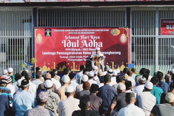 Shalat Iduladha 1444 H Dan Kurban Di Lapas Siborongborong