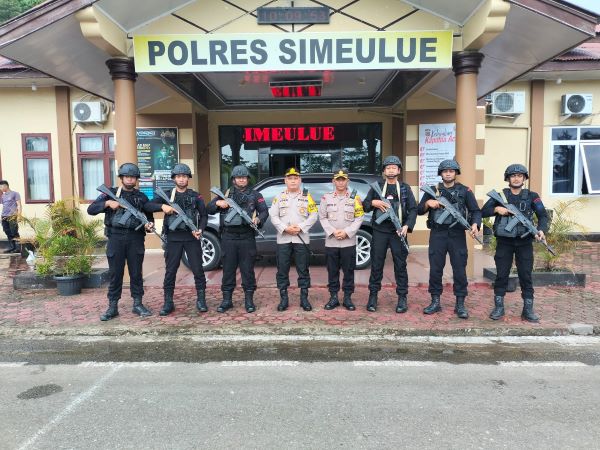 Polres Simeulue Datangkan Tambahan Personel Pengamanan MTQ XXXVI