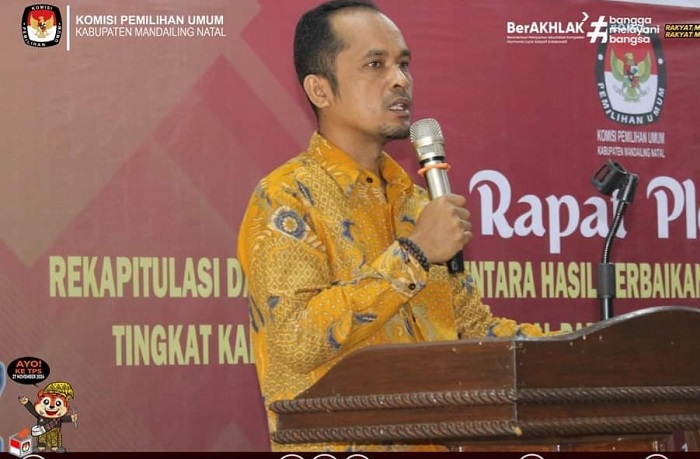 Hari Ini, KPU Madina Tetapkan Pengundian Nomor Urut Paslon