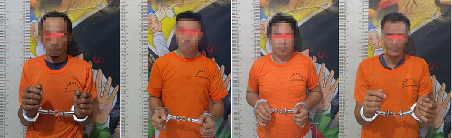 Polres Nias Tangkap 4 Pengedar Narkoba