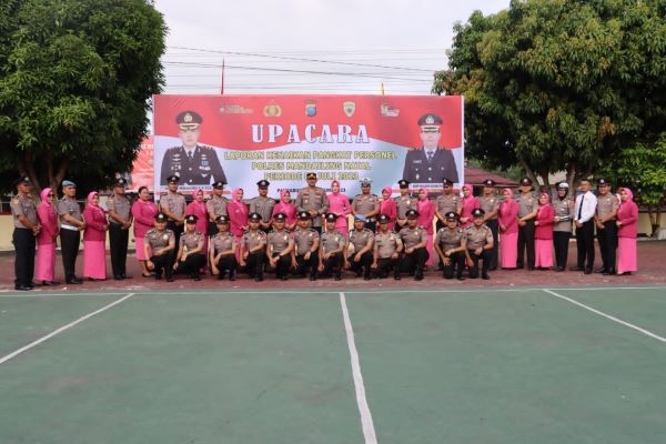 26 Personel Polres Madina Naik Pangkat