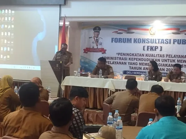 Disdukcapil DS Gelar Forum Konsultasi Publik