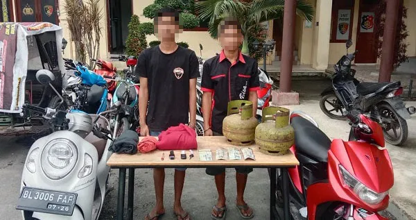 Dua Pencuri Diringkus Sat Reskrim Polres Langsa