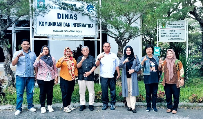 KIP Sumut Visitasi Ke Dinas Kominfo Simalungun