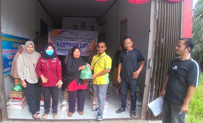 PT BSP Bantuan Sembako Kepada Fakir Miskin