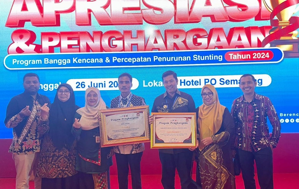Pemko Langsa Raih Peringkat Tiga Nasional GDPK