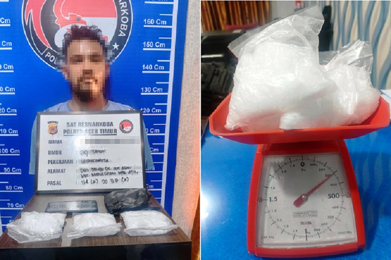 Tersangka Plus 300 Gram Sabu Diamankan