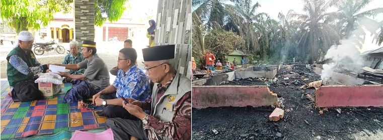 Korban Kebakaran Di Aektinga Terima Bantuan Baznas