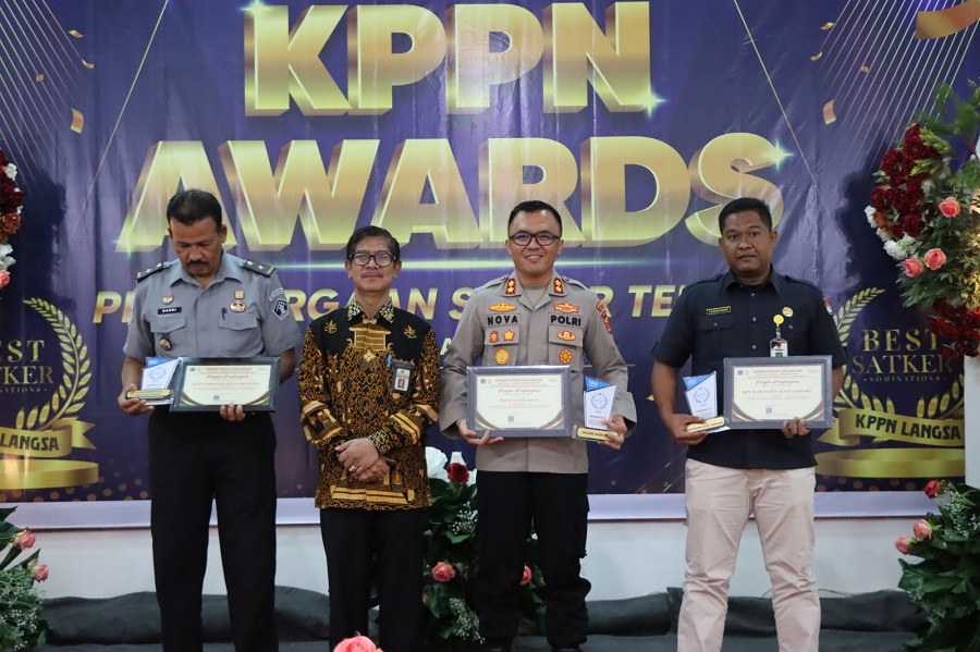 Polres Aceh Timur Borong Tiga Penghargaan Bergengsi KPPN Awards