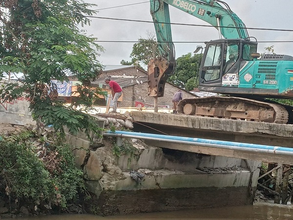Jembatan Proyek Multi Years Pemprovsu Rp2,7 T Di Batubara Masih Berlangsung