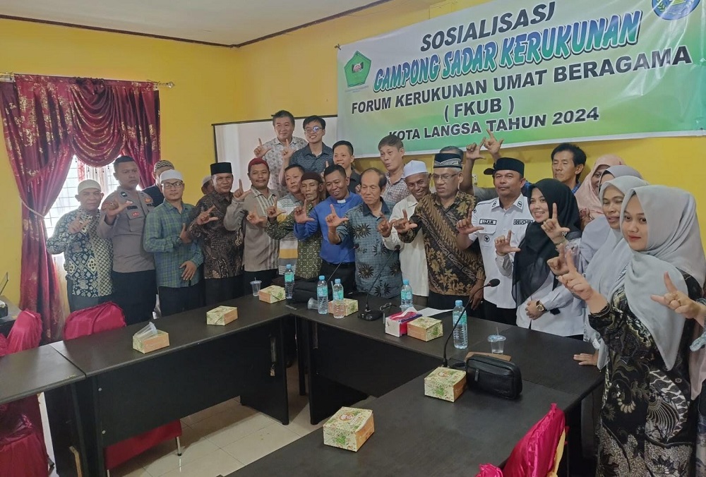 FKUB Langsa Gelar Sosialisasi Gampong Sadar Kerukunan
