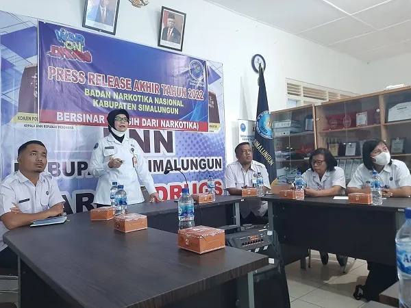 BNNK Simalungun Gelar Press Release Akhir Tahun 2022