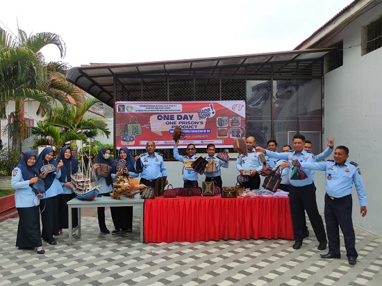 Lapas Lhokseumawe Gelar One Day One Prison's Product