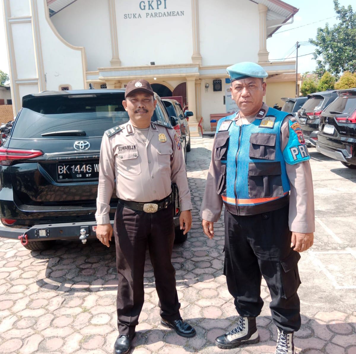 Polres P.Siantar Kerahkan 111 Personel Amankan Peringatan Kenaikan Yesus Kristus