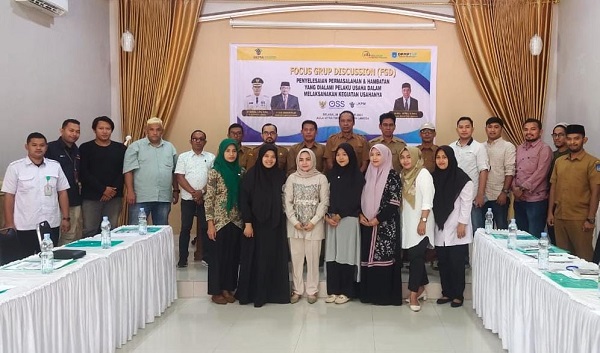 DPMPTSP Langsa Gelar FGD Bersama Pelaku Usaha