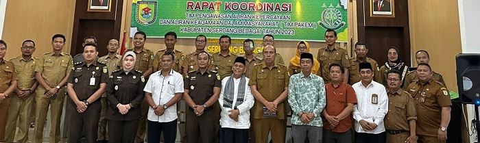 Kejari Sergai Gelar Rakor Tim Pakem