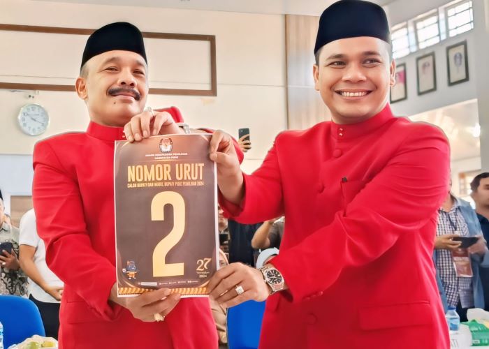 Calon Bupati Pidie Sarjani Abdullah Dan Mualem Dapat Nomor 2