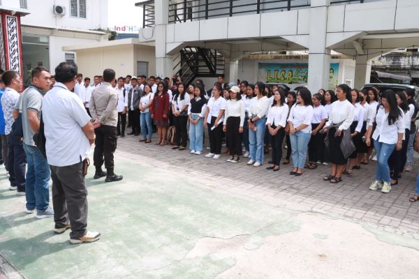 Kapolres Berangkatkan Rombongan GAMKI Simalungun Ikuti Rakernas
