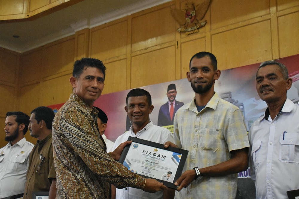 BNNP Aceh Berikan Penghargaan 13 Gampong Di Langsa