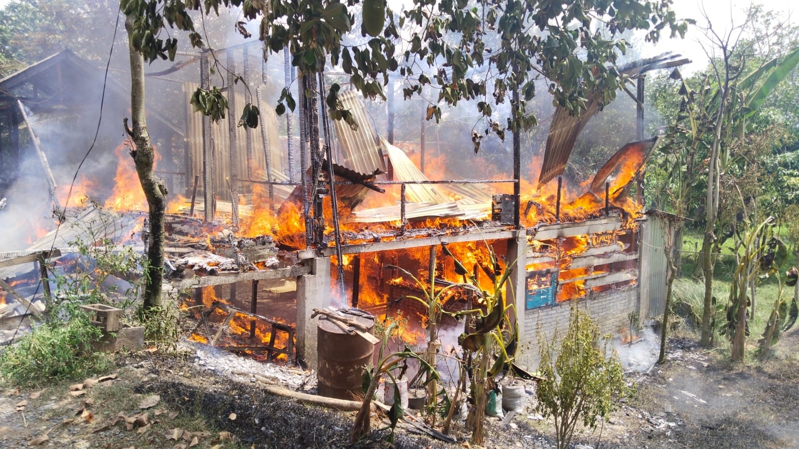 Rumah Ludes Terbakar Di Pasie Lubuk