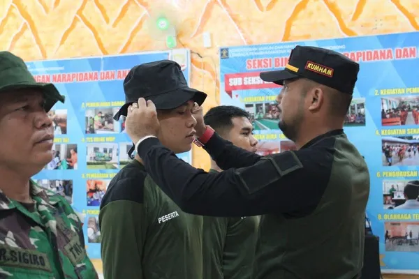 Petugas Lapas Siborongborong Ikuti Pembinaan Fisik, Mental Dan Disiplin