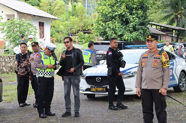 Kapolres Sabang Pimpin Langsung Pengamanan Kampanye Perdana Cawapres