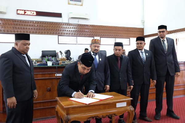 Pj Bupati Dan Ketua DPRK Sepakati Perubahan KUA Dan PPAS