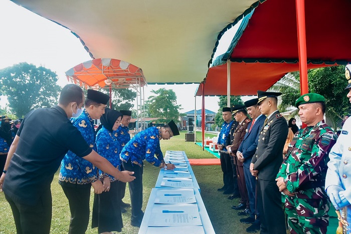 Deklarasi Netralitas ASN Batubara Di Hari Sumpah Pemuda