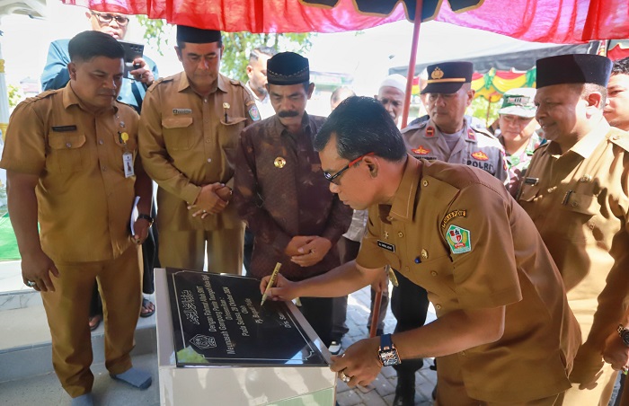 Pj Bupati Pidie Resmikan Meunasah Pante Teungoh