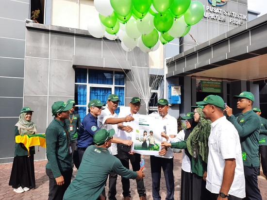 Sukseskan Sensus Pertanian, BPS Pidie Gelar Apel Siaga