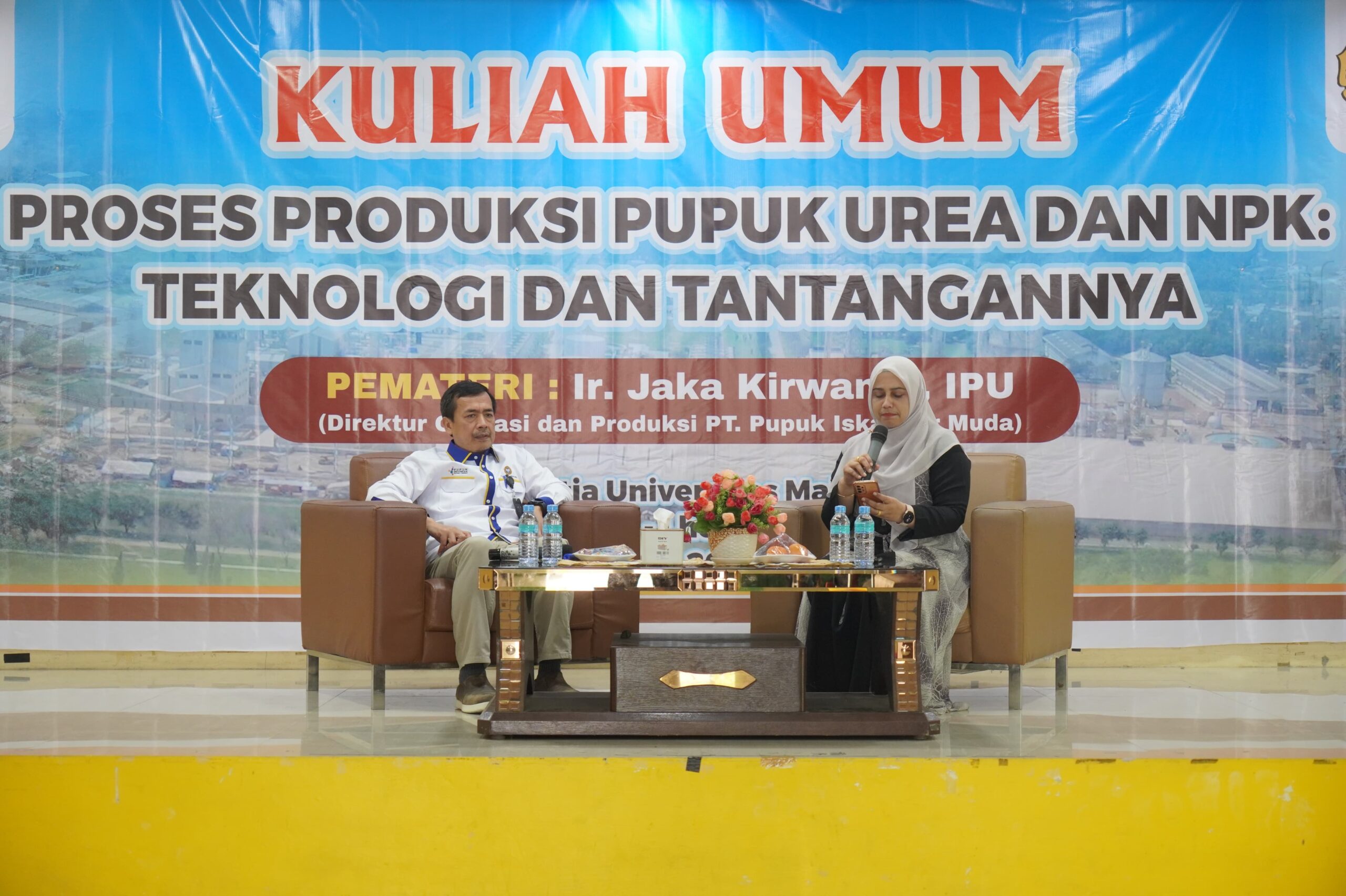 Direksi PT PIM Beri Kuliah Tentang Produksi Pupuk Di Unimal