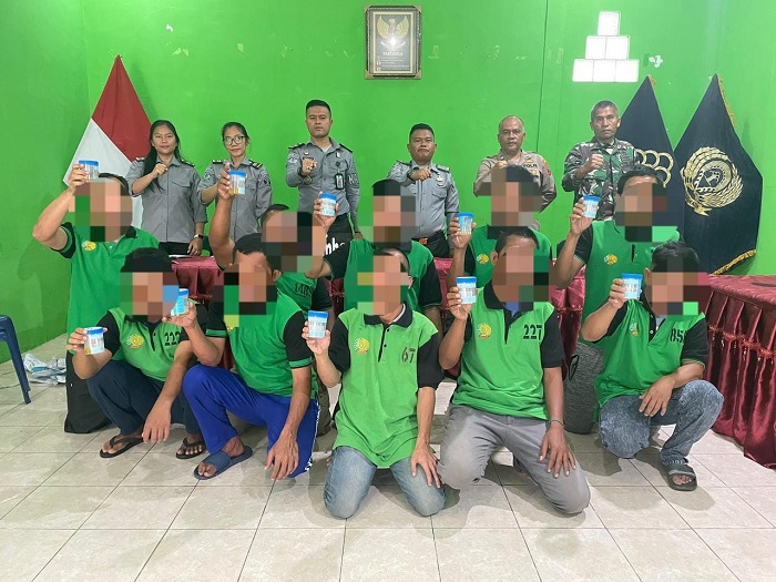 Lapas Siborongborong Tes Urine WBP Deteksi Penyalahgunaan Napza