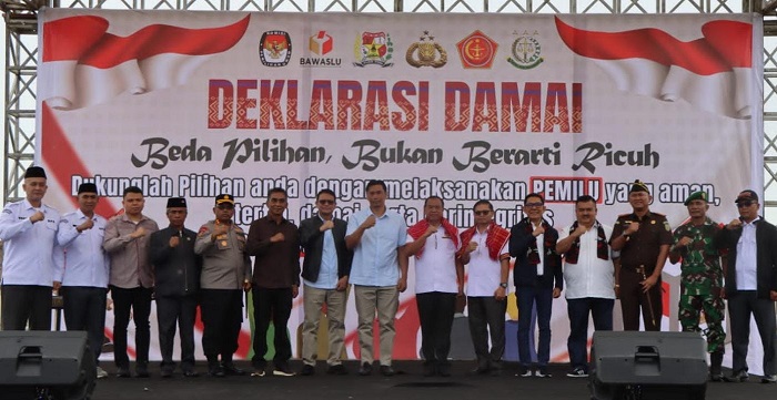 Deklarasi Pilkada Damai Karo, Beda Pilihan Bukan Berarti Ricuh